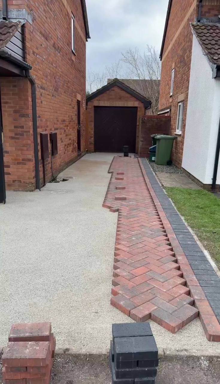 Block Paving In Progress