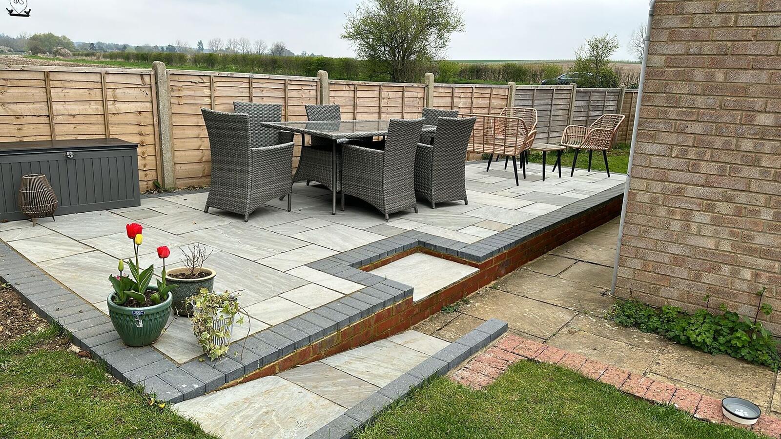 Raised Patio Design